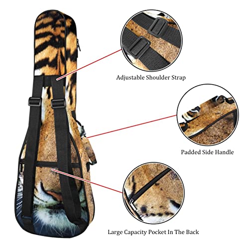 Housse pour ukulélé Tigre Animal 10 mm Rembourrage épais en éponge 53,3 cm Sac de transport pour ukulélé avec sangles… - Les Beatles, Paul McCartney, John Lennon, RIngo Starr, George Harrison Housse pour ukulélé Tigre Animal 10 mm Rembourrage épais en éponge 53,3 cm Sac de transport pour ukulélé avec sangles… – Image 4