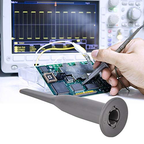 Image of 2pcs Oscilloscope Probe, Universal Probe Oscilloscope Probe Accessories with Hook Gray
