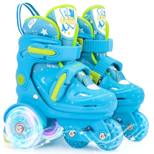 Adjustable Roller Skates for Girls & Boys with Light Up Wheels (Ages...