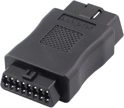 Miniatura 3 de OLLGEN OBD2 OBDII Full 16 Pin macho a hembra OBD Cable Divisor Convertidor Adaptador para Diagnóstico Puerto Extensor (negro)