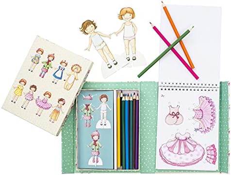 Tiger Tribe Paper Dolls Kit, Vintage Arts and Crafts, White