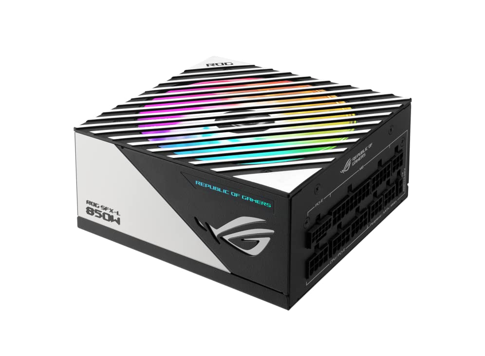 Asus 850W ROG LOKI SFX-L Platinum PSU, Small Form Factor, Fully Modular, 80+ Platinum, 0dB Fan Button, RGB - Image 2