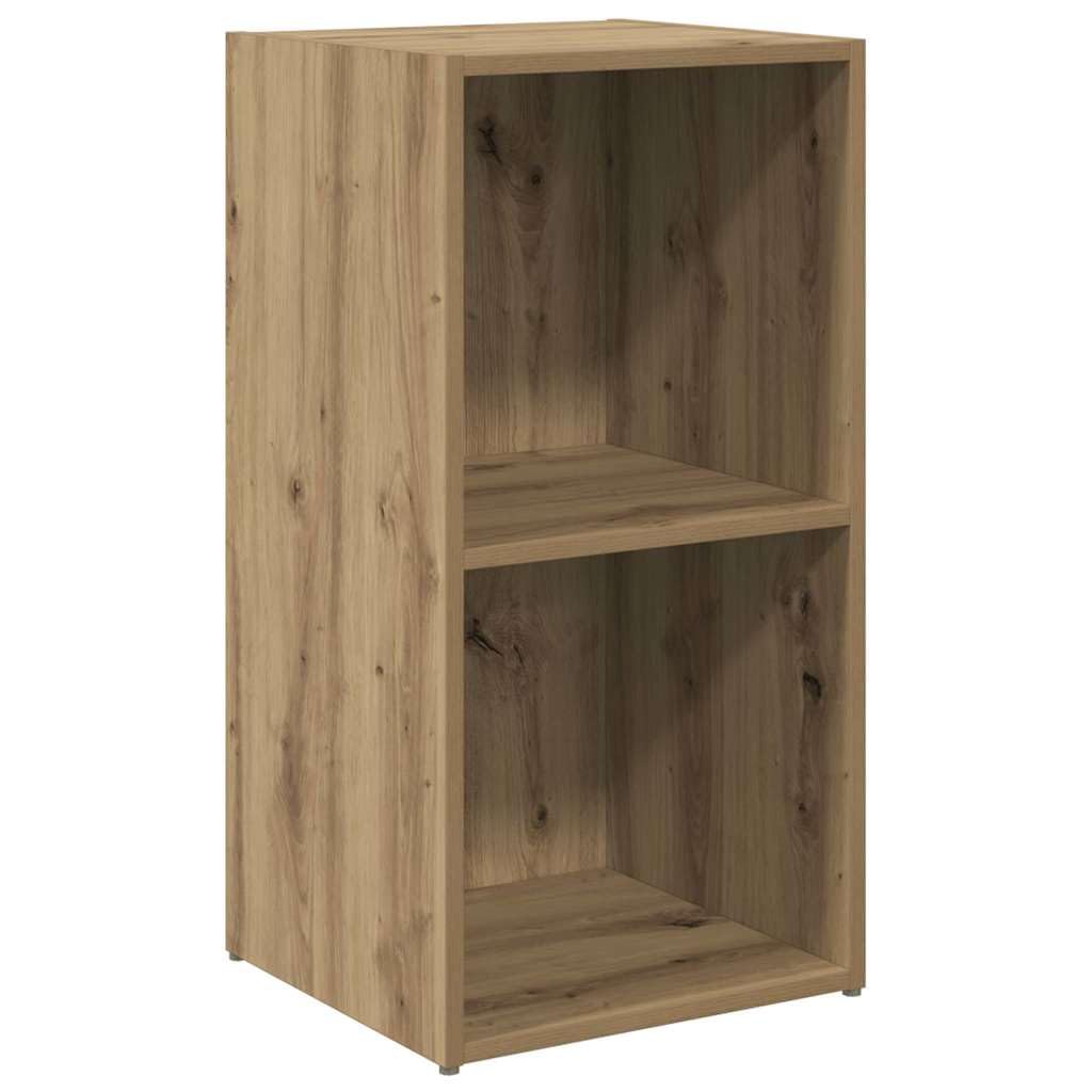 TV-Schrankset Wandmontiert 6-teilig, Artisan-Eiche Holzwerkstoff, Modernes Media-Center für Wohnzimmer, Elegante TV-Konsole mit Stauraum
