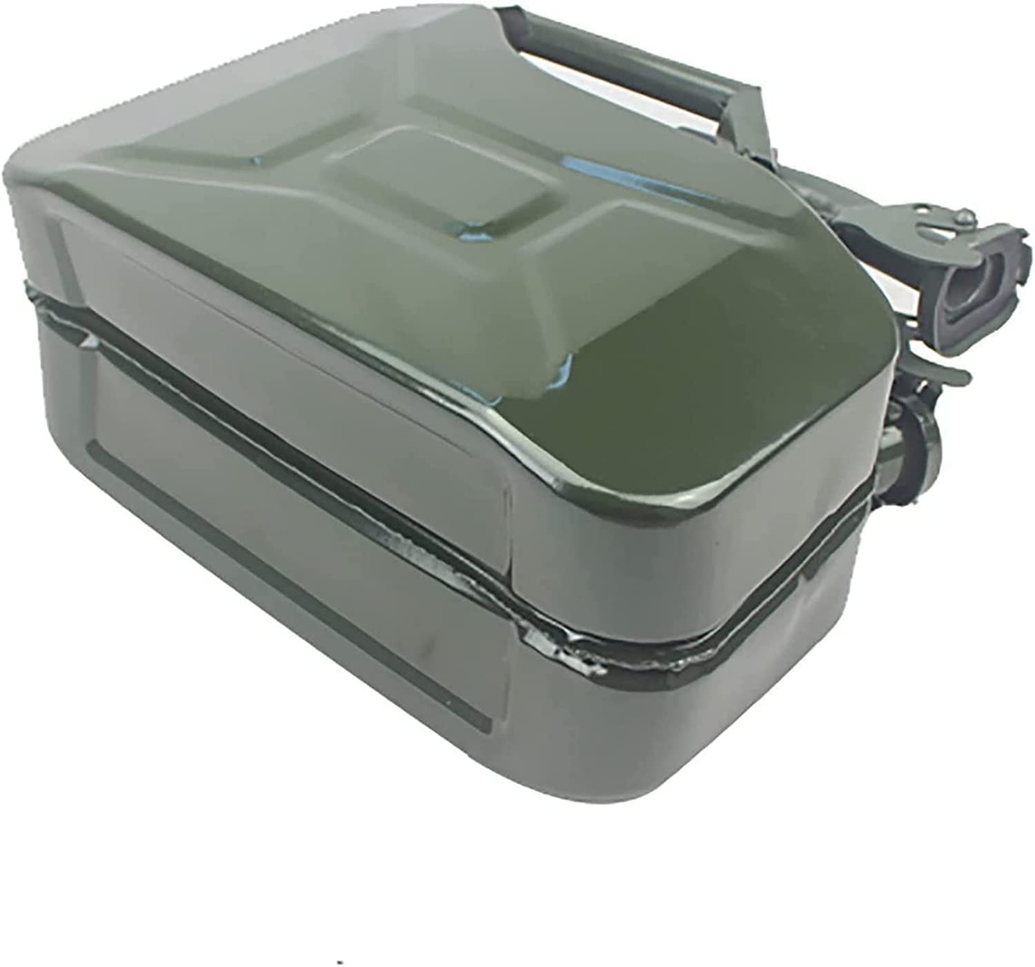 Bidón de gasolina de Metálico Recipientes gasoli Boquilla de vertido de bidón de coche con boquilla Flexible for tanque de combustible de 10L 20L, vertedor de lata de combustible de furgoneta de coche