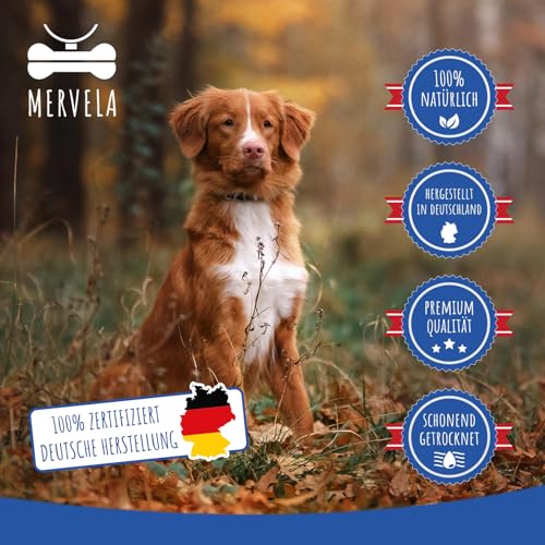 MERVELA Pferderippen | 100% Pferd pur | 1 Stück | Rippen vom Pferd getrocknet | Qualität aus Deutschland | ideal für hypoallergene, allergische und Sensible Hunde