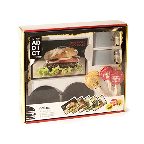 Totally Addict KDO8559 Coffret Mini Burger Plastique 28,2 x 7 x 25,7 cm