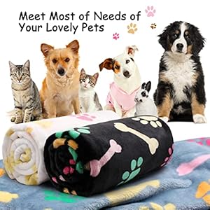 3-Pack-Dog-Blankets-for-Large-Medium-Small-Dogs-Super-Soft-Warm-Fluffy-Flannel-Pet-Blanket-for-Puppy-Black-Grey-and-White-Cat-Blanket-30-20-Inches - Cucciolini Doodles   3-Pack-Dog-Blankets-for-Large-Medium-Small-Dogs-Super-Soft-Warm-Fluffy-Flannel-Pet-Blanket-for-Puppy-Black-Grey-and-White-Cat-Blanket-30-20-Inches