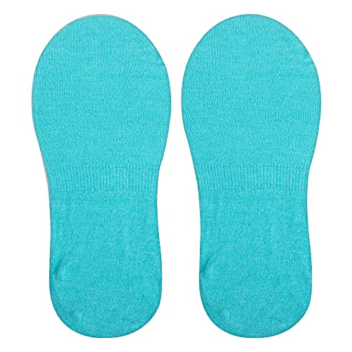 Image of Odd Sox - Basix Unisex Large No Show Socks - Mint Heather - Soft Cotton Blend Low Profile Fit - Lightweight, Breathable, Everyday Comfort for Men & WomenBasix No Show Liner Socks for Men, Low Comfort