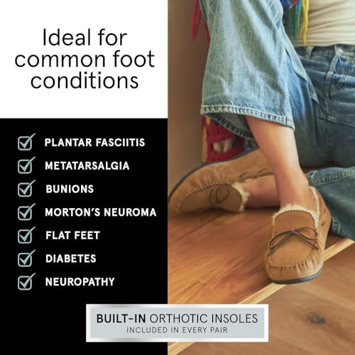 ABEO Amble Bow Women's Metatarsal Slippers | House Shoes for Women | Shearling Lined | Built-In Cozy Wool Orthotic4