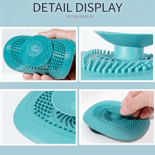 4 unidades de protector de desagüe de silicona para control de olores, uso doméstico y comercial miniatura 6