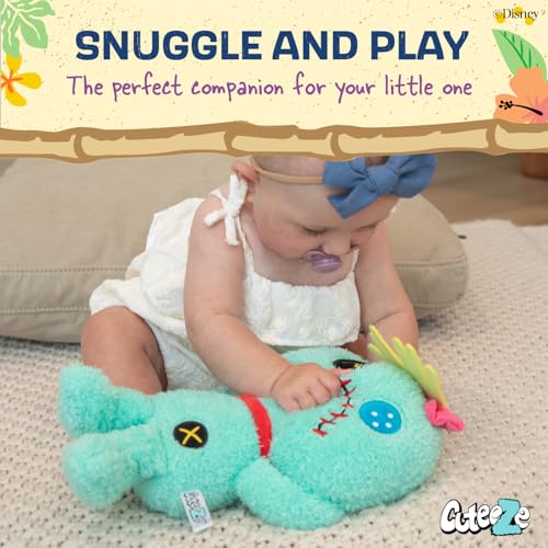 Image of Kids Preferred - Disney Baby Lilo & Stitch Scrump Plush Stuffed Animals, Multicolor, 12 inches