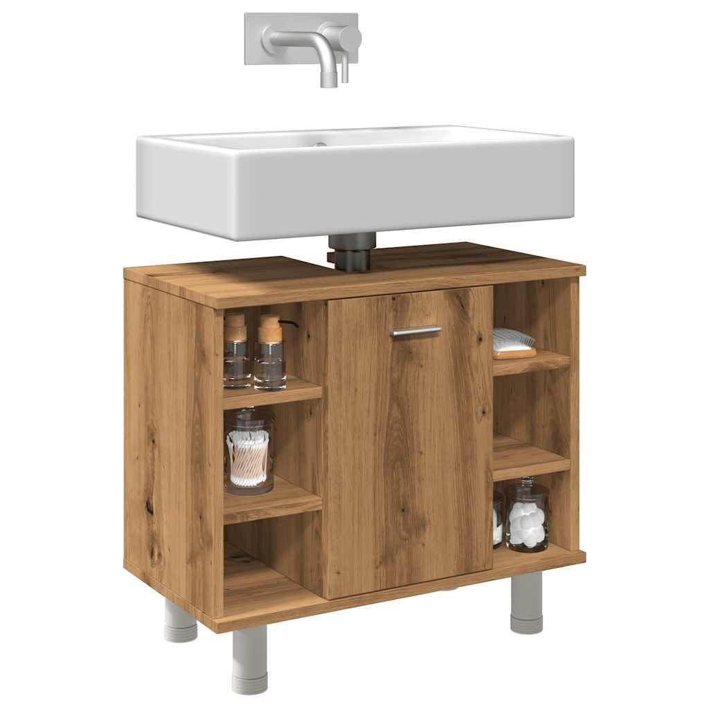 vidaXL Armoire de Salle de Bain chêne Artisanal 60x32x53,5 cm