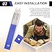 Glimpsesun 24 Pieces Carpenter Pencil Lead Refills 2.8 mm White, Solid Mechanical Carpenters Pencils Refill Replacement