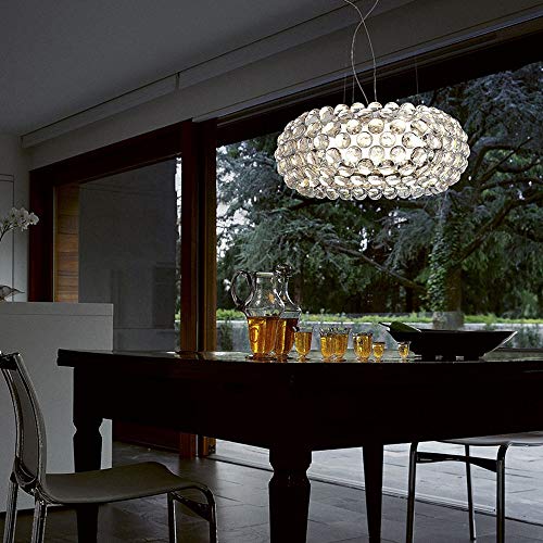 Lustre simple circulaire LED à perles pour un éclairage de magasin - 2