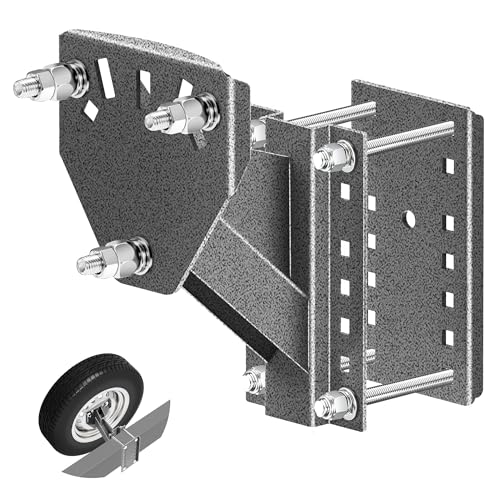 Trailer Spare Tire Mount Spare Tire Carrier for Utility Trailer Trailer Accessories Spare Tire Holder Fits 4 Lug X 4.0-4.25-4.5 5 Lug X 4.5-4.75-5.0 6 Lug X 4.5-5.32-5.5 Diameter Hole Patte