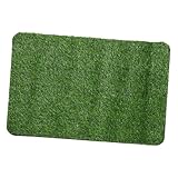NOLITOY rutschfeste Künstliche Gras Türmatte Außenbereich Realistische Grünfläche Fußabstreifer Für Eingangsbereich Garten Dekorationsmatte