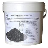 Lordsworld - Loppa Polen De 5 kilogramos a 25 kilogramos de arena abrasiva para chorro de arena - arena abrasiva para pelar - Escoria de cobre (5kg 0,8 mm)