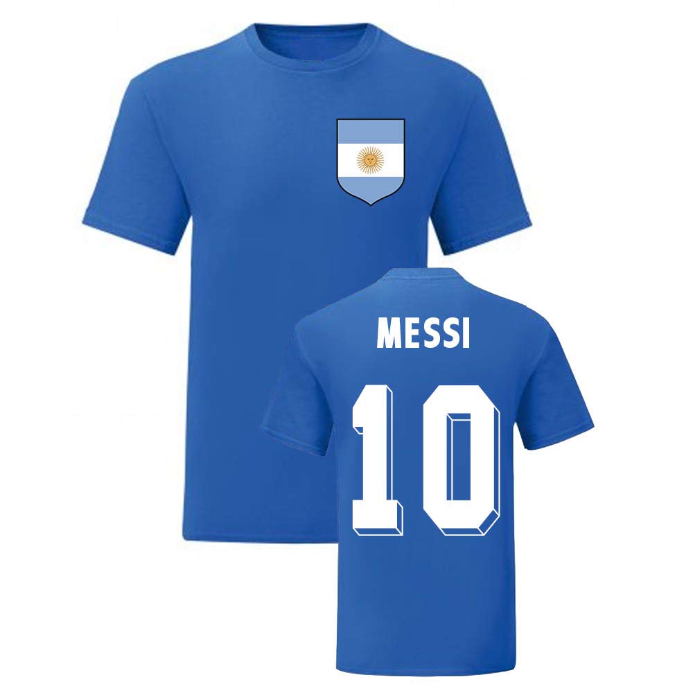 GenericLionel Messi Argentina National Hero Tee (Blue)