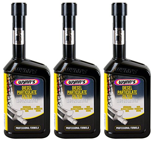 Wynn's 3 x Wynns Diesel Filtro de Partículas Hollín Filtro de Partículas Regenerator DPF 500 ML