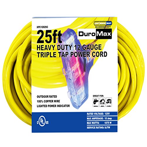 Duromax Xpc12025C Outdoor Extension Cord #TOP12