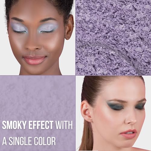 IMPALA | Compact Powder Eyeshadow Lilac N2 | Long-Lasting, Highly Pigmented Eyeshadow | Bright and Lasting Colors | Creamy Texture and Compact Pigments - Image 5