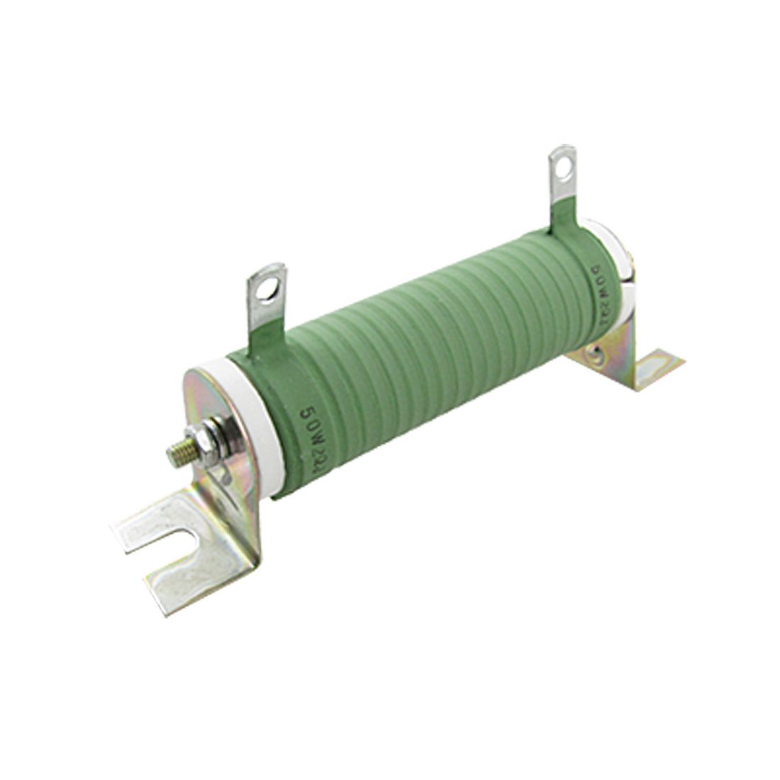 50W 15 Ohm Variable Resistor Rheostat - Adjustable Wirewound Ceramic Rheostat For Power Supply, Audio, Elevator, Braking & More