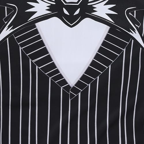 Disney Nightmare Before Christmas Jack Skellington Boys Long Sleeve Hooded Shirt for Big Kids4