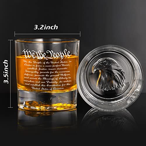 PONPUR-Whiskey-Decanter-Engraved-We-The-People-American-Flag-750ml-Whiskey-Decanter-Set-with-2-Glasses-Christmas-Boss-Day-Patriotic-Birthday-Gifts-For-Men-Dad-Liquor-Scotch-Bourbon-Presents