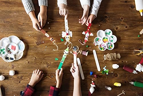 100 Lollipop Sticks Wooden Lolly Sticks for Craft Popsicle and Ice Cream Smooth Polished 114 X 10 X 2 mm