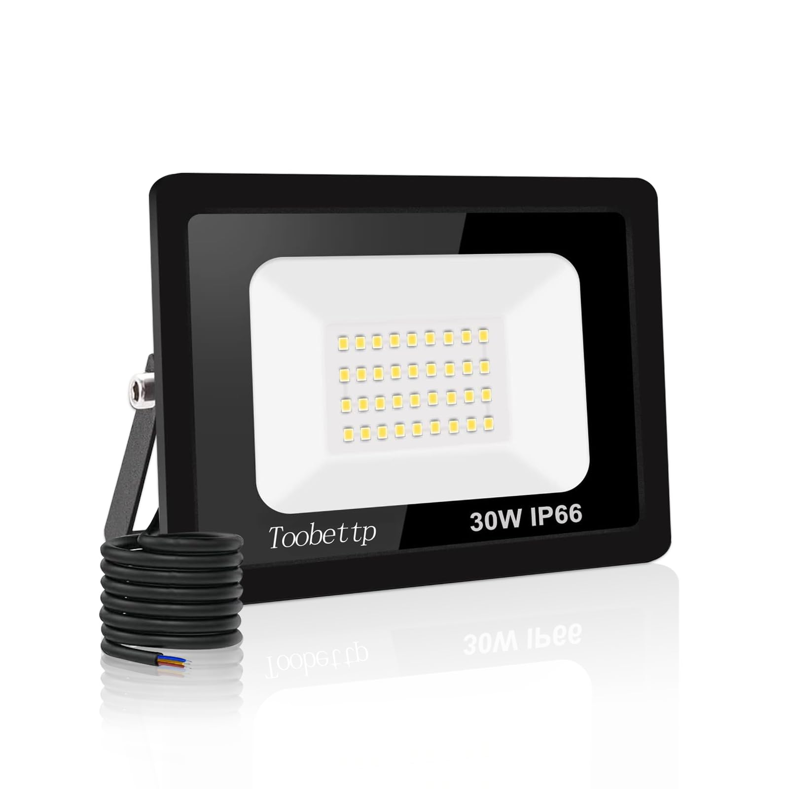 Nipify [2 Pezzi Faro Led Con Sensore Di Movimento 30W 3000 LM Faretto