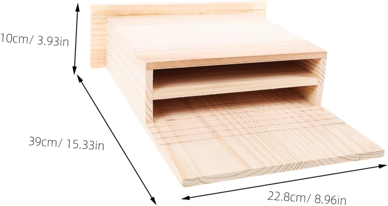 Kisangel Bat House Outdoor Bat Shelter for Garden Easy to Install Weather Resistant Pet House for Courtyard Decor