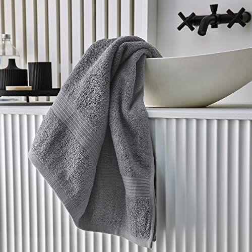 Today Essential Steel 70 x 130 cm Cotton Bath Towel, 70X130