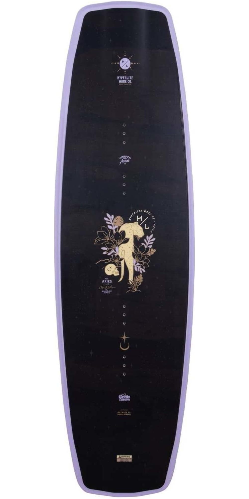 Hyperlite Aries Womens Wakeboard Black/Purple 146cm