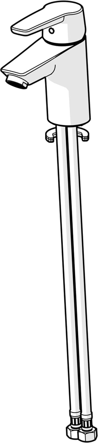 HANSA HANSAPOLO Eco single-lever basin mixer, without bleeding 4.2 l/min., projection 103 mm, 51422293, 5142229300056