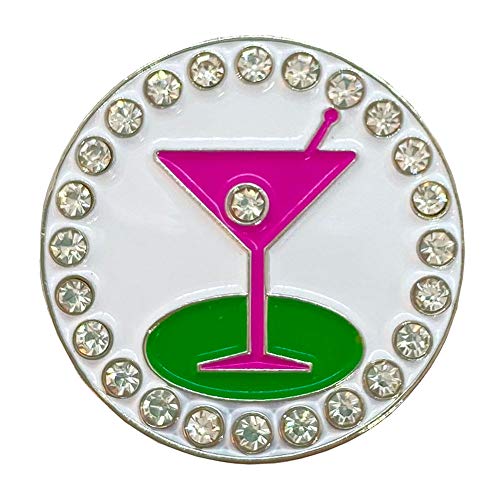 Giggle Golf Bling Golf Ball Marker With A Standard Magnetic Hat Clip | Great Gift For Women (19Th Hole) #TOP4