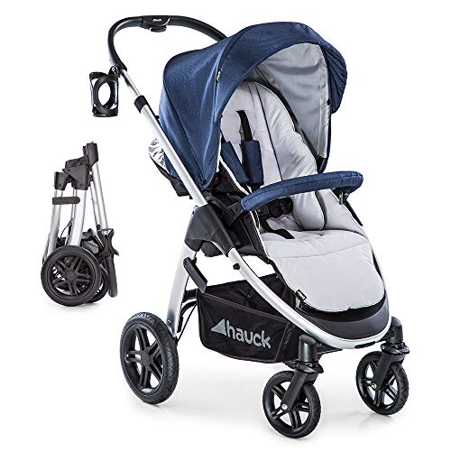 hauck Saturn R Silla de Paseo Todoterreno, Ruedas Giratorias, hasta 25 kg, Carrito Bebe, Altura Regulable, Reversible, Compatible con Capazo
