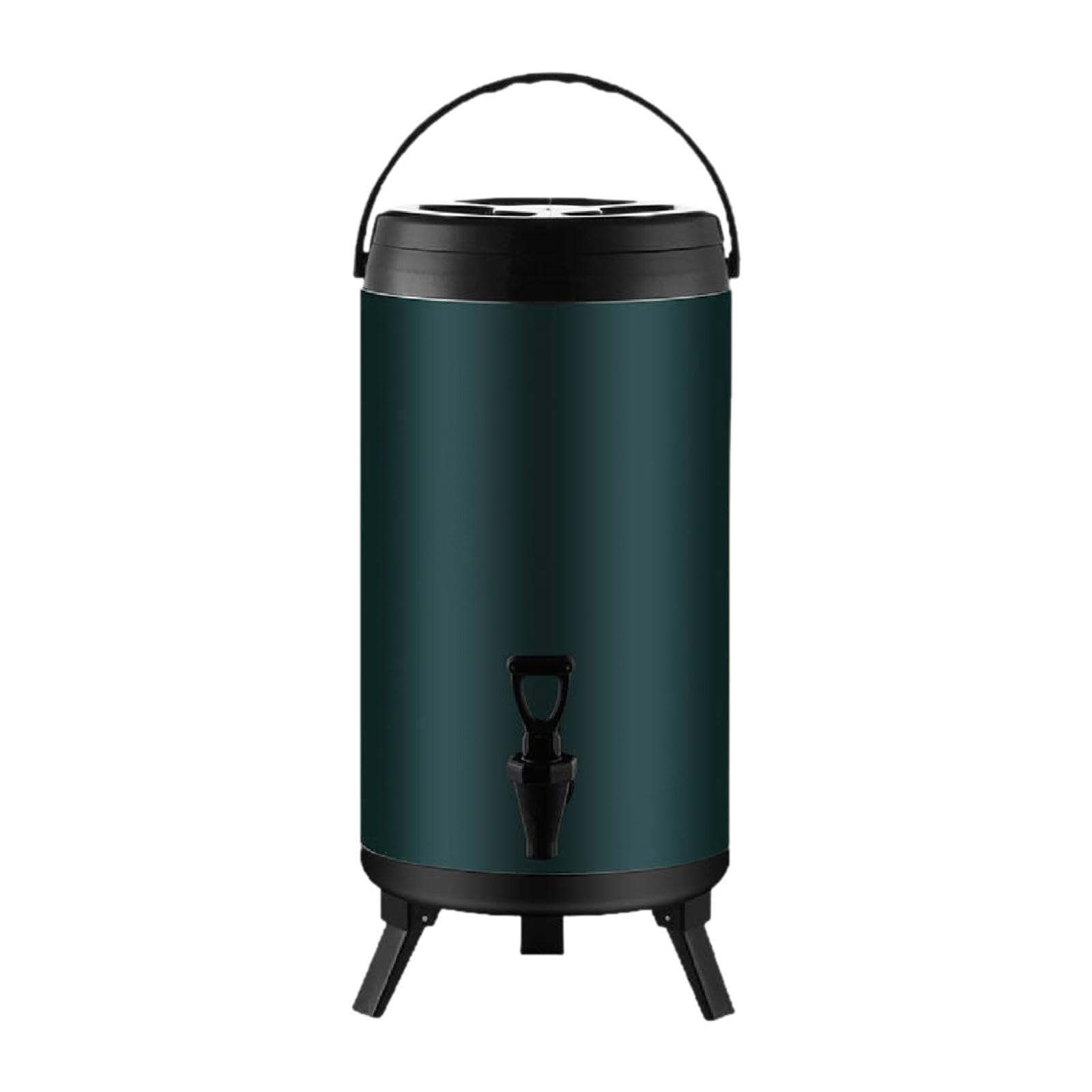 Dispensador de Bebidas de Doble Pared con Barril Aislado de Acero Inoxidable para Uso Doméstico con Grifo con Espiga. para Zumos Y Leche, tal como se describe, 12l