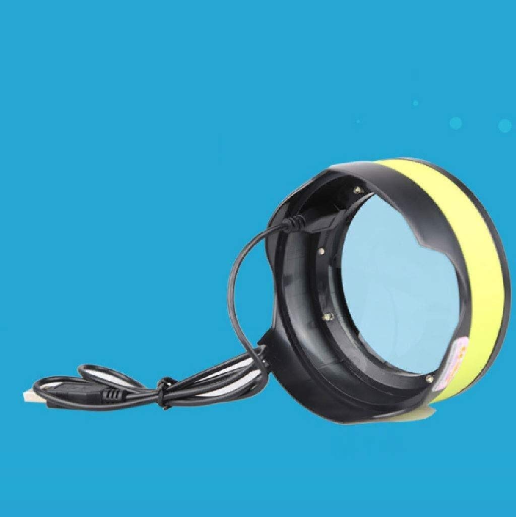Lupa Nowa lampa LED HD USB do ładowania Lupa Stara soczewka optyczna do komputera stacjonarnego 10 do czytania elektronicznego czytnika książek Czytanie na stojaku na biurko Lampa powiększająca Typ rę