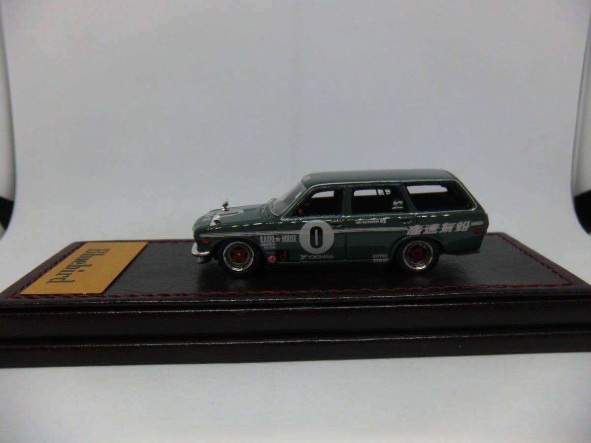 イグニションモデルDatsun Bluebird（510） 1/18 Ignition Model Datsun Bluebird (510) Wagon Green With