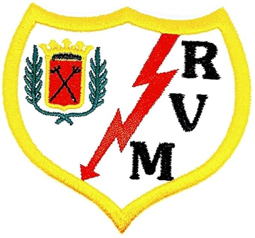 Gemelolandia | Parche Termoadhesivo Rayo Vallecano 7x6,5cm | Muy Adherentes | Patch Stickers Para Decorar Tu Ropa | Fáciles de Poner | Ya disponible en tu tienda friki favorita! En mundofriki.es!