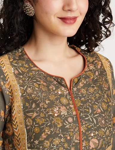 Image of BIBA Women Salwar Kurta Dupatta