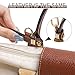 LOUKAYCCI Upgraded Leather Shoulder Strap for Longchamp Le Pliage S/M/L Bag Strap Kit Handbags Crossbody Adjustable Shoulder Strap (Brown)