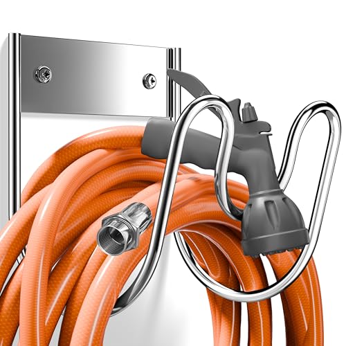 Josmimic Stainless Steel Garden Hose Holder
