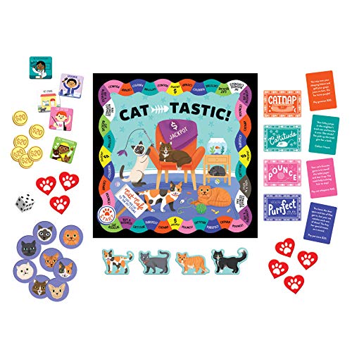 Mudpuppy Cat-Tastic Juego de Mesa para 2-4 Jugadores miniatura 2