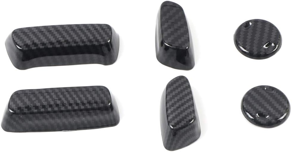 HIGH FLYING for Toyota Tundra Crewmax, Double Cab 2014-2019 2020 2021 Car Accessories Door Handles Cup Strip Decor Trims 4PCS ABS Carbon Fiber Grain
