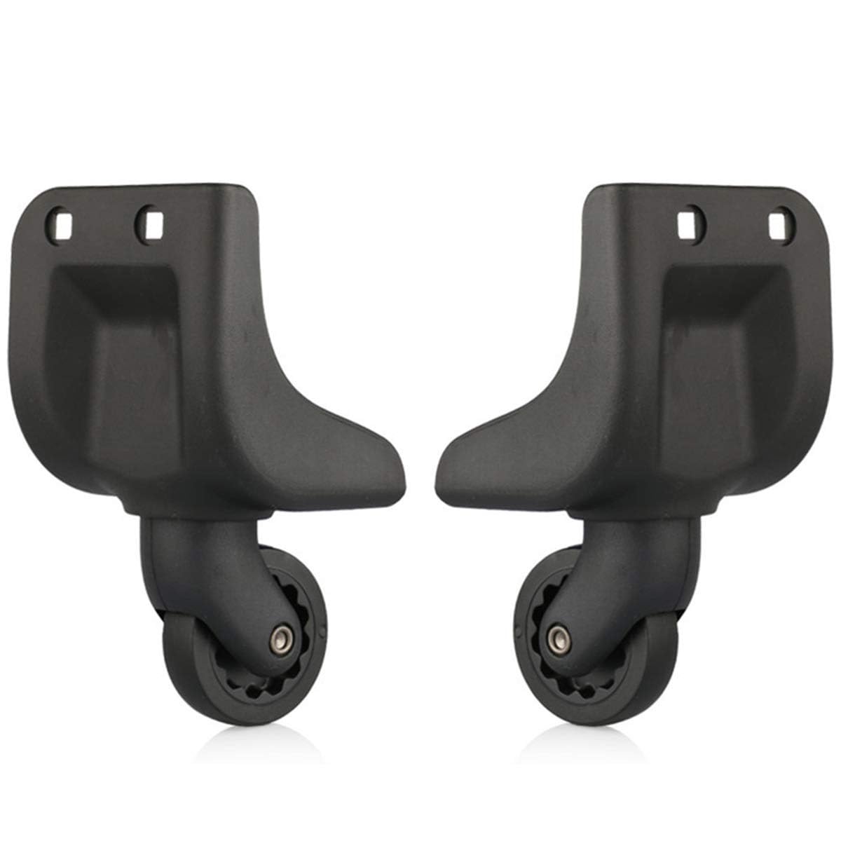 Girevole a 360 gradi Mute Riparazione Sostituzione Ruota for bagagli Ruote for valigie Parti Spinner (W177#)(B Type Set of a Pair)