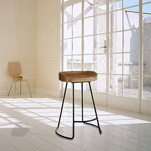 Tabouret de bar classique qui ne vacille pas avec assise selle ergonomique