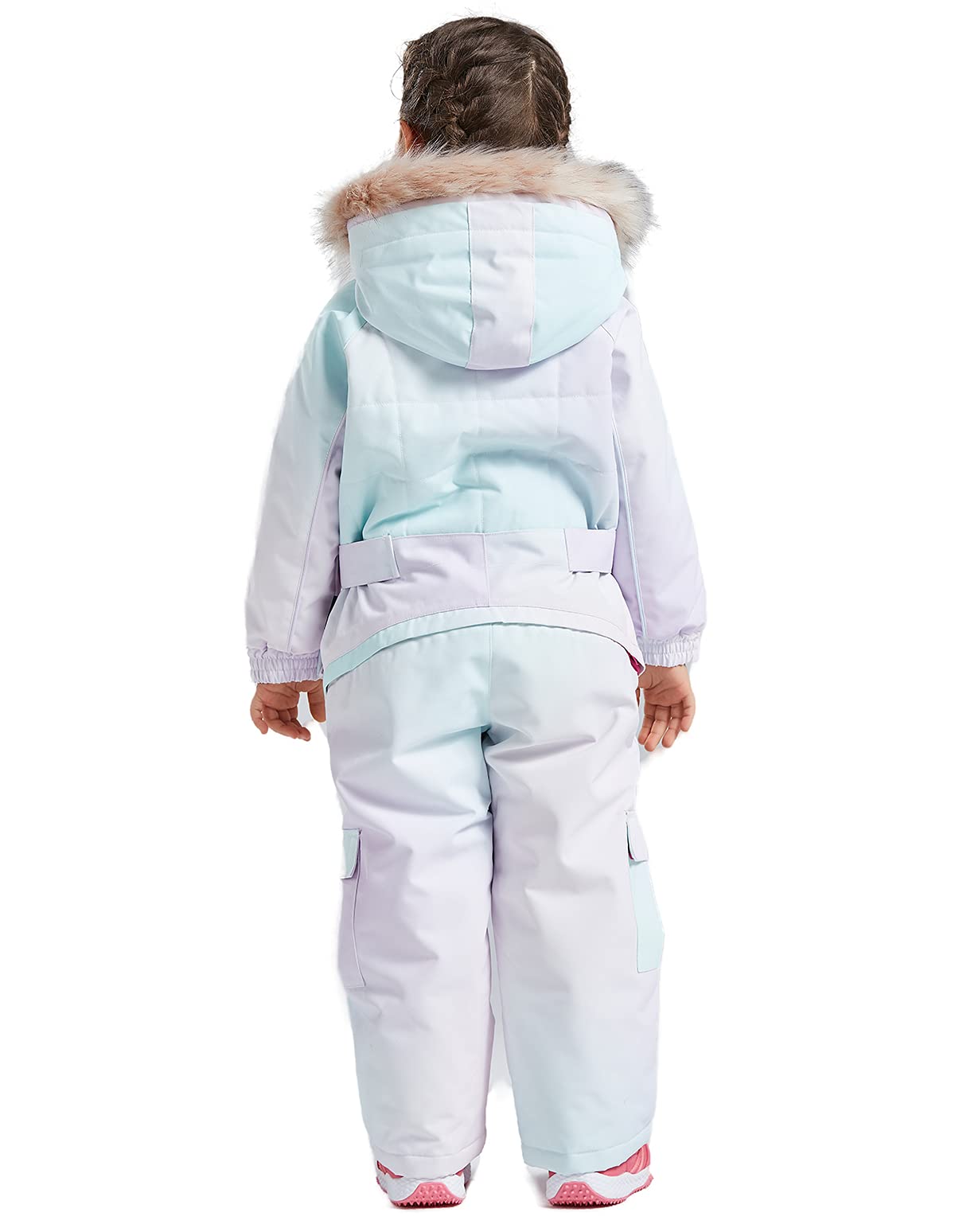 Bambini Ragazze Ragazzi Impermeabile Colorato Un Pezzo Tute Da Neve Tute Da Sci Giacche Inverno Tute