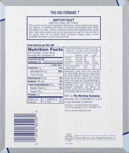Miniatura 6 de ZERO Caramelo blanco, caramelo, turrón de maní y almendras, envueltos individualmente a granel, barras de 3.4 onzas (12 unidades)