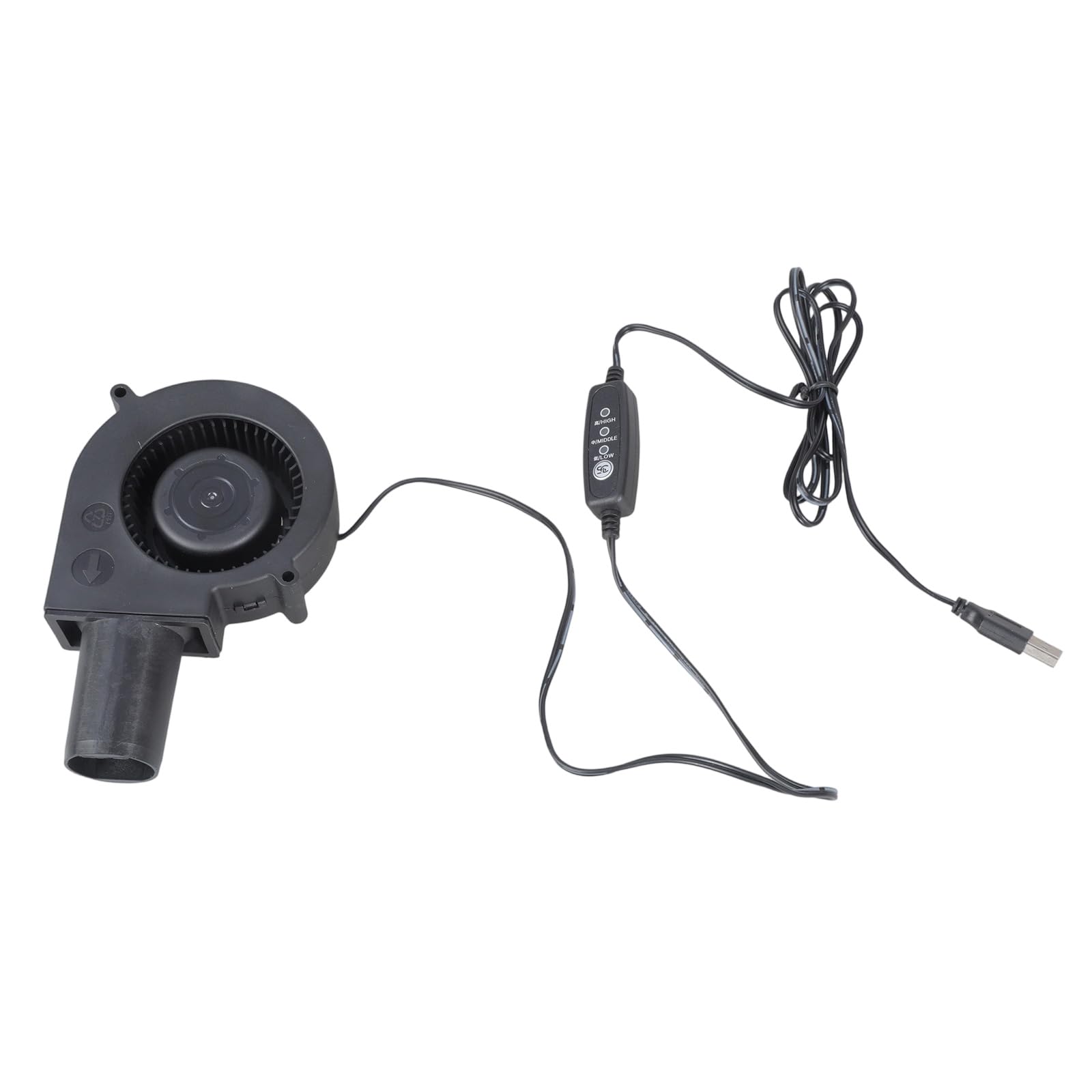 Apglsxy Efficiency Centrifugal Usb Blower Variable Airflows Control For Grill Management Camping Gear Heating Solution High Efficiency Combustion Fan For Camping